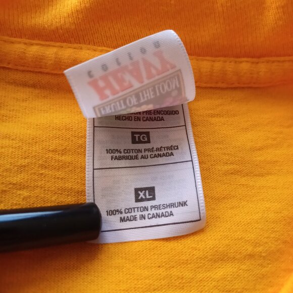 2000 Mount Allison Universty To Dance Beneath a Garnet Sky Yellow T-Shirt XL - Picture 7 of 10